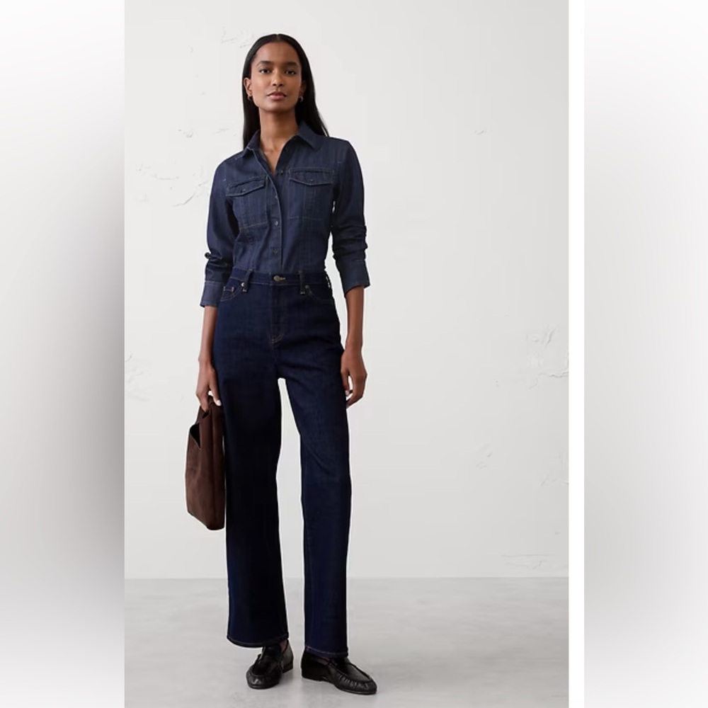 Banana Republic Dark Blue Denim Shirt